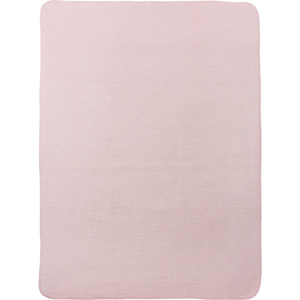 Kinderdecke Double Face, grau/rosa, 100 x 150 cm