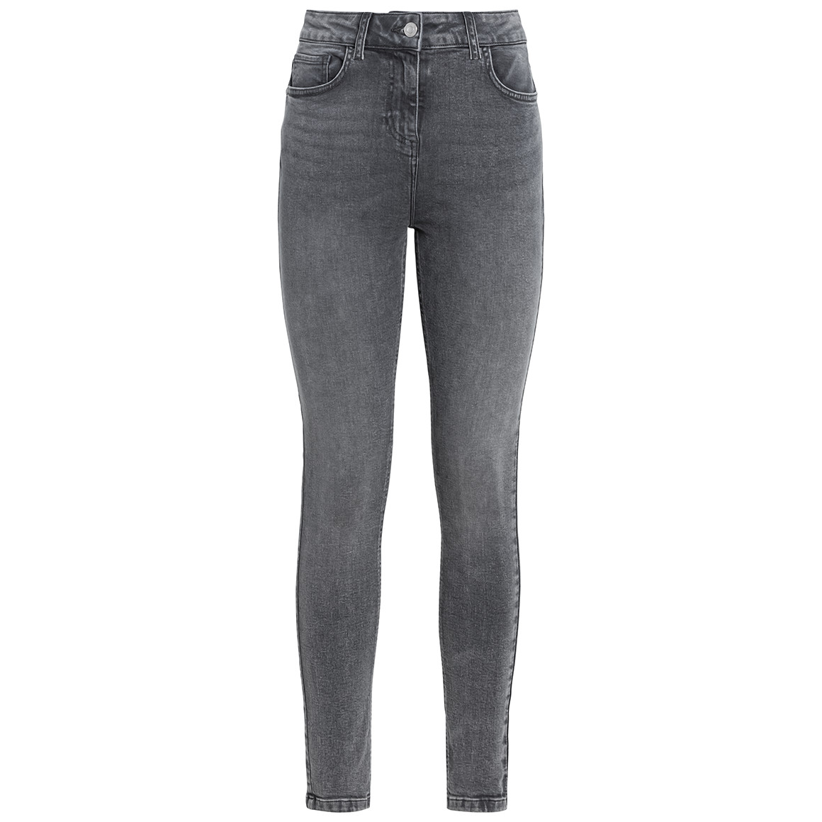 Damen Skinny-Jeans mit Used-Waschung