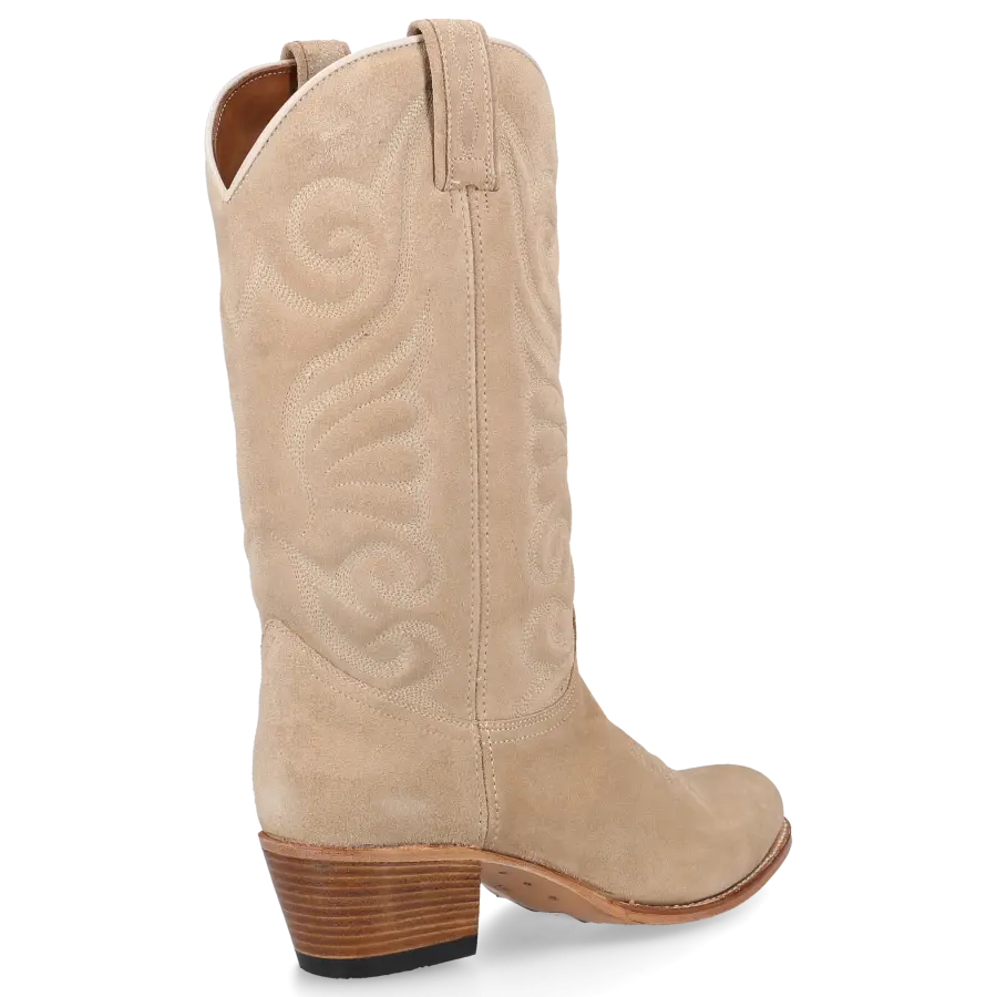 Sendra - Stiefel 11627 Veloursleder - beige