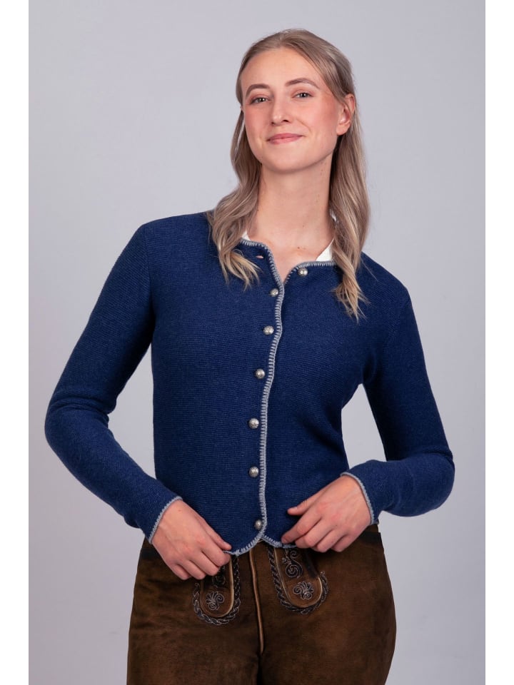 Edelnice Edelnice Strickjacke Mona königsblau in blau günstig kaufen