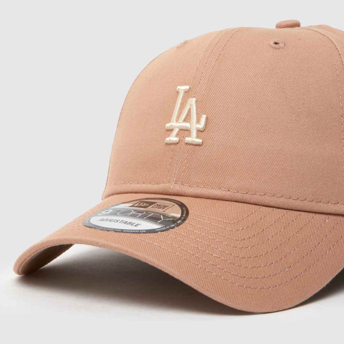 New Era beige tvättad 9forty-keps