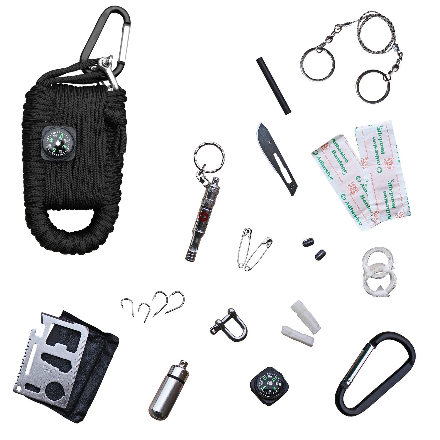 Paracord Survival Kit Large