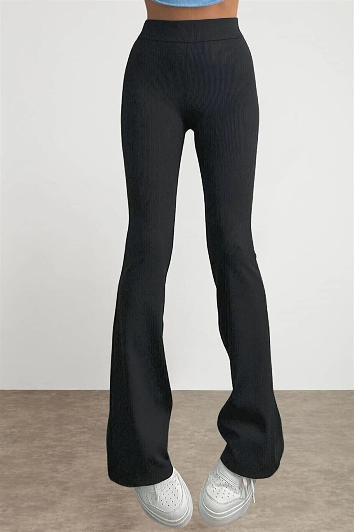 byhaziran butik  Leggings - Schwarz - Hoher Bund
