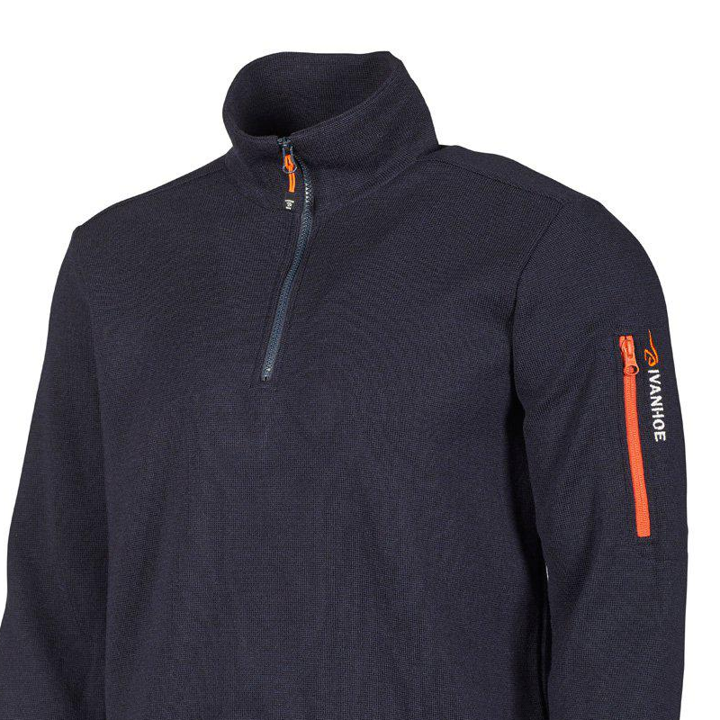 Ivanhoe Hadar Half Zip blaue Herrenweste
