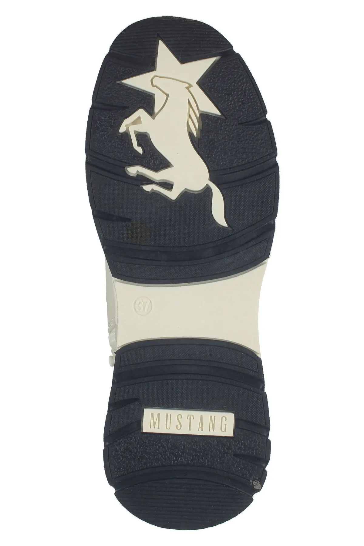 Mustang  Stiefelette - Beige - Flacher Absatz