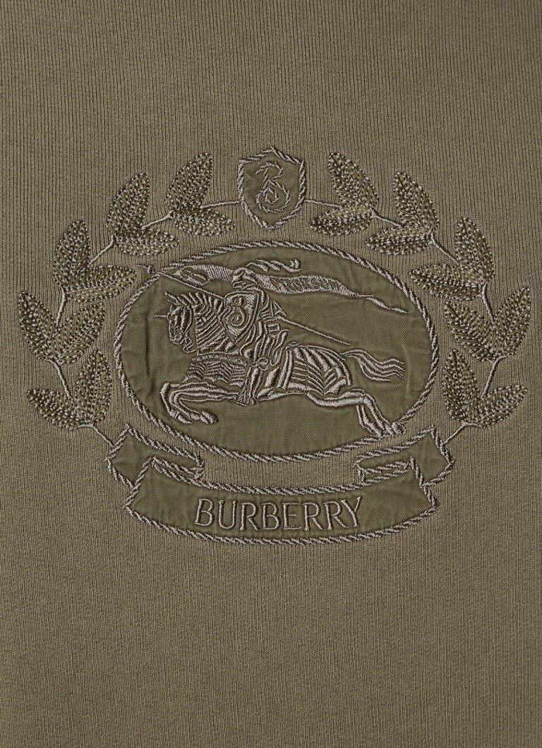 Burberry Sweater with logo embroidery