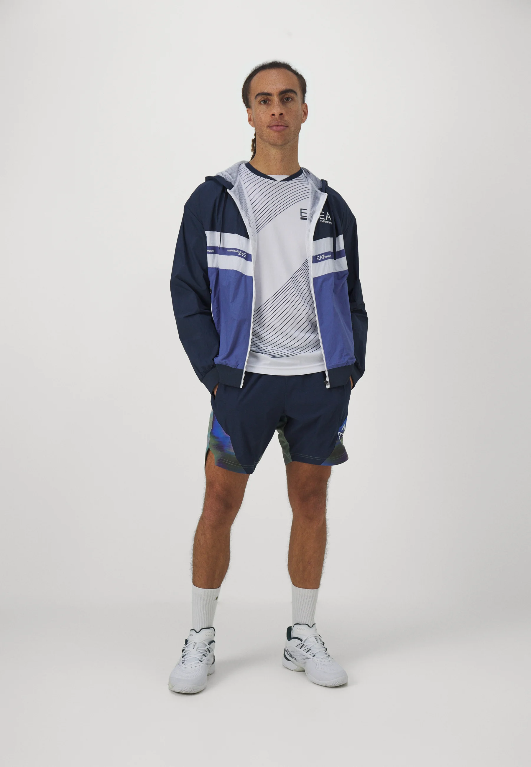 EA7 Emporio Armani TENNIS CLUB HOODIE - Chaqueta deportiva