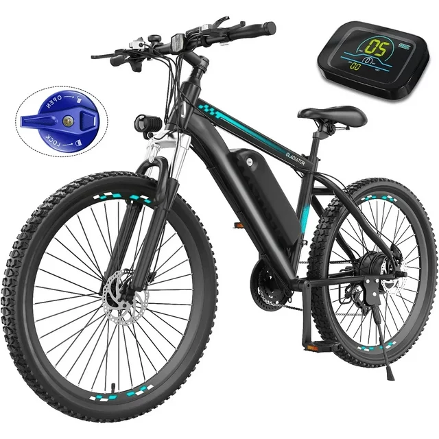Funcid Electric Bike, Electric Bike for Adults 27.5 EBike 500W Adult Electric Bicycle, 19.8MPH Electric Mountain Bike, 48V 10.4Ah Battery