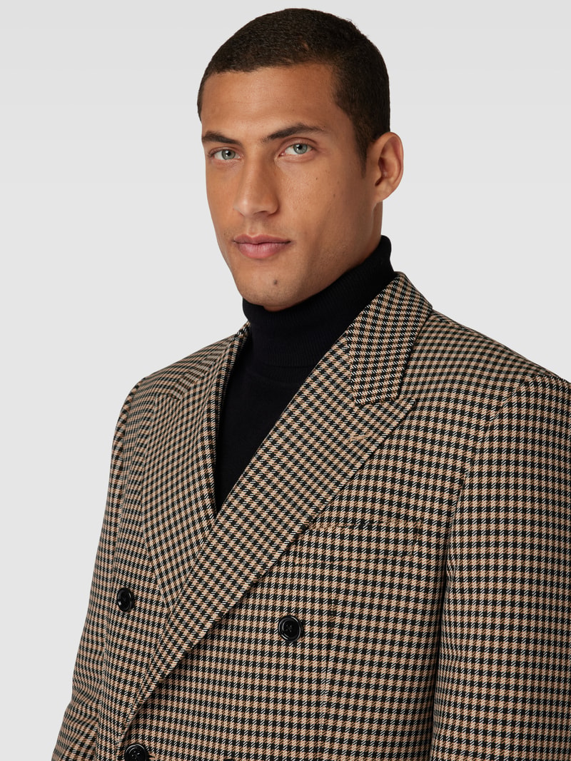 Sakko mit Viskose-Anteil Modell 'Carper' in beige