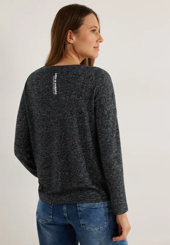 CECIL Langarmshirt mit Folienprint