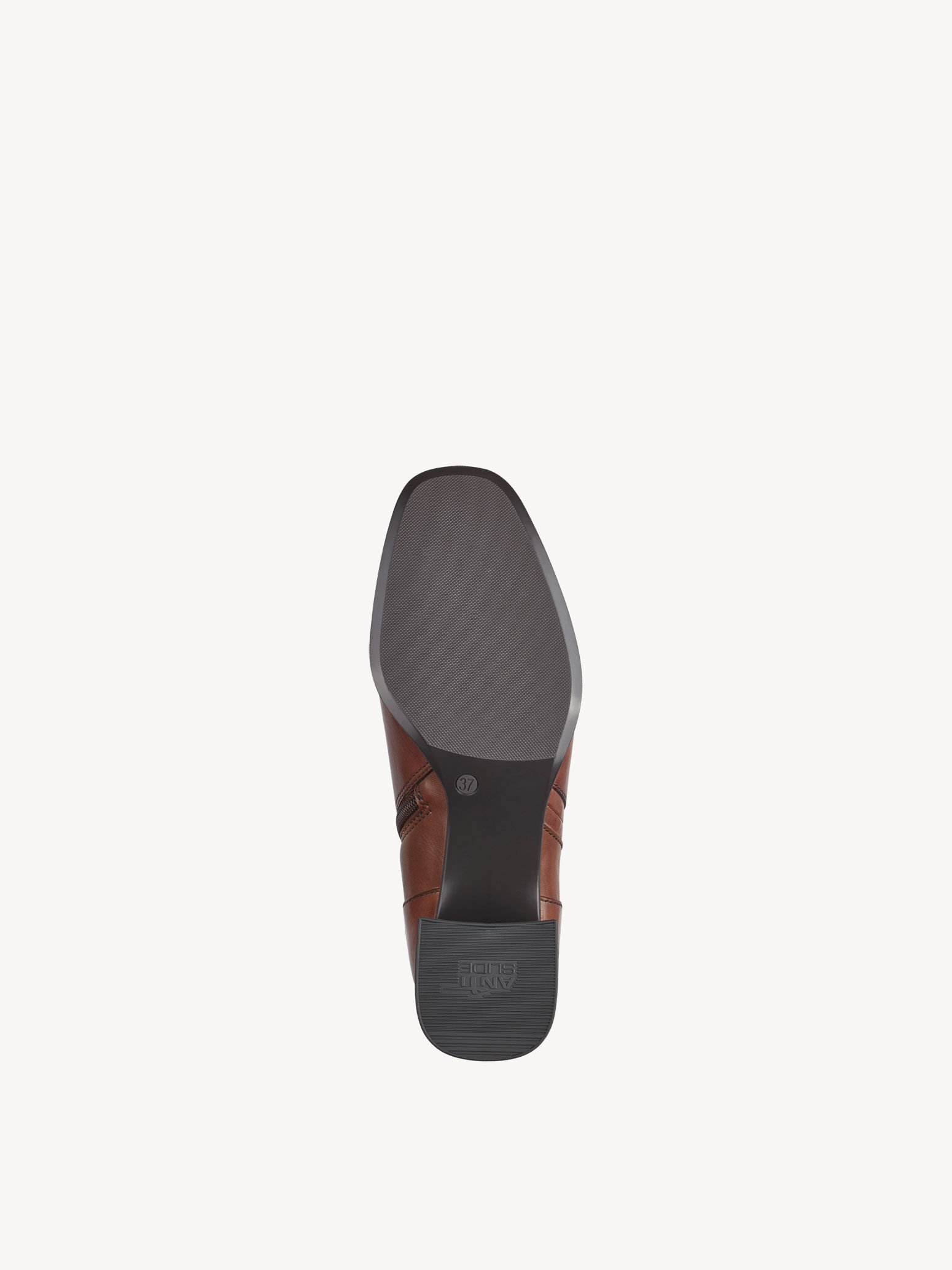 Bottine en cuir - marron