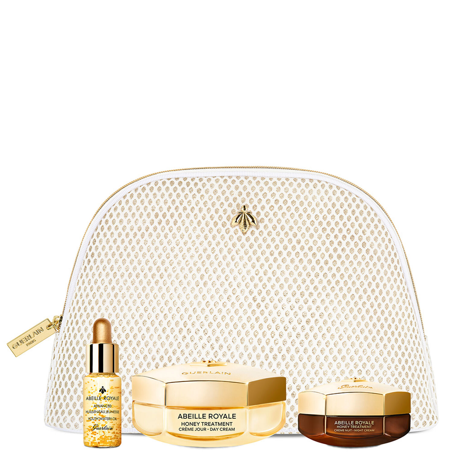 Guerlain ABEILLE ROYALE Programme Anti-âge Honey Treatment Crème Jour 50 ml + 2 Soins