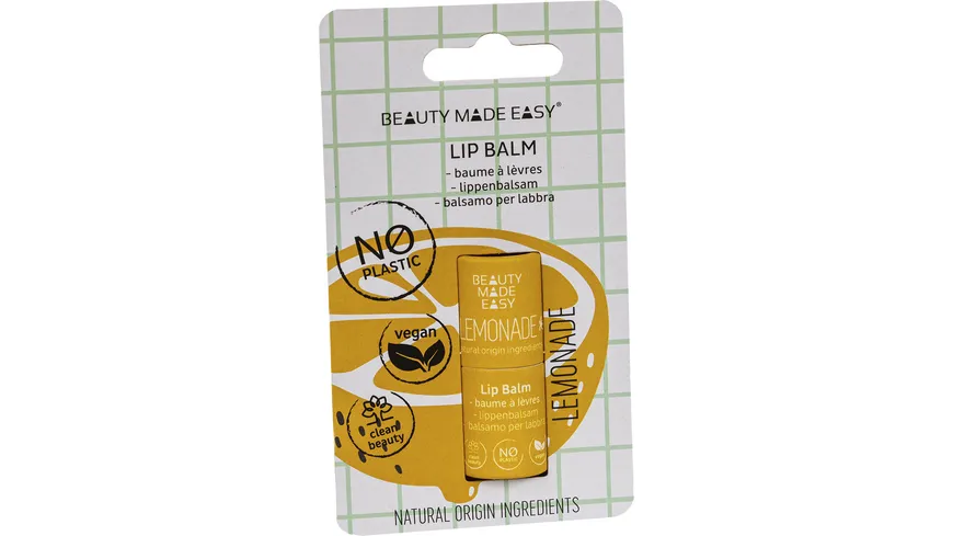 Beauty Made Easy Lippenbalsam Lemonade