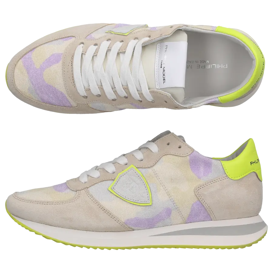 Philippe Model - Sneaker low TZLD-CN25 Veloursleder - beige