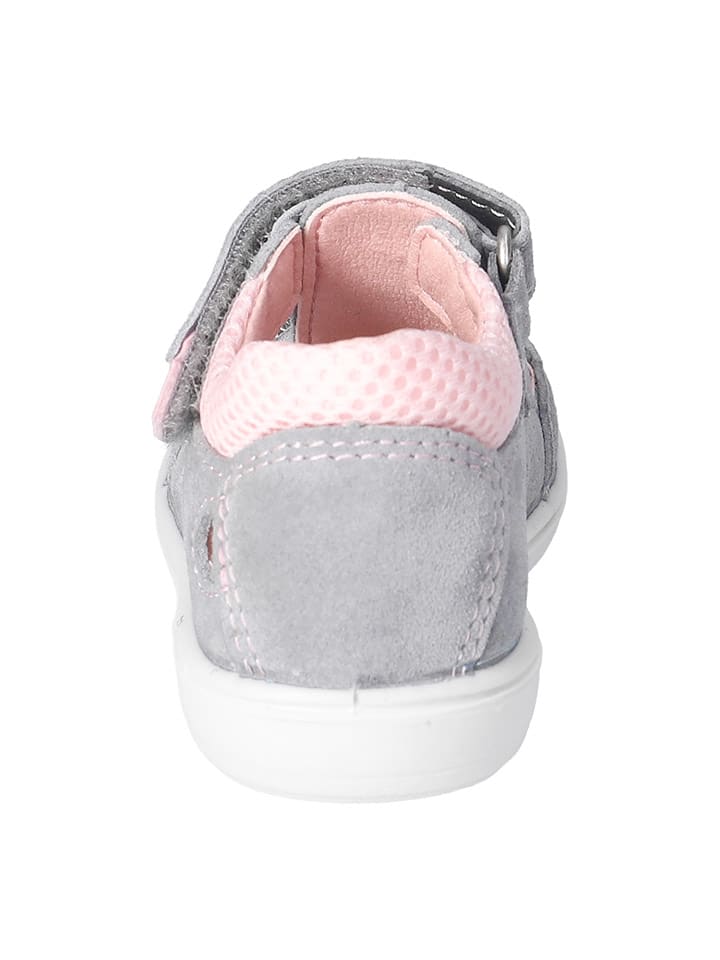 PEPINO Leder-Halbsandalen in Grau/ Rosa günstig kaufen