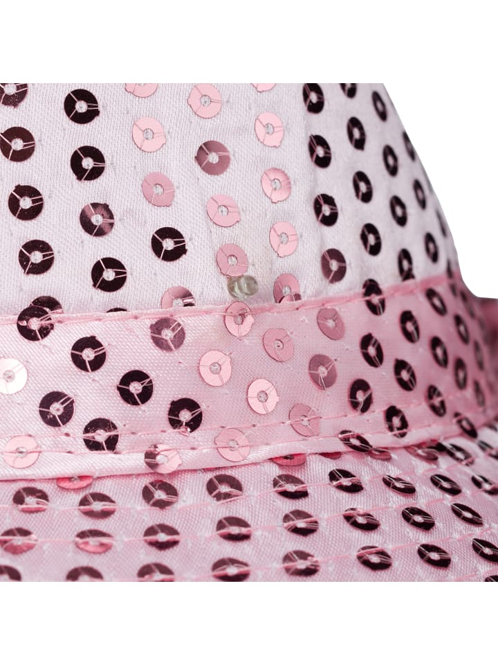 relaxdays 2 x Paillettenhut LED in Rosa günstig kaufen onesize