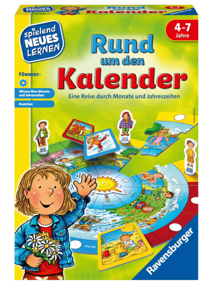 Ravensburger Brettspiel Rund um den Kalender, 4-7 Jahre günstig kaufen onesize