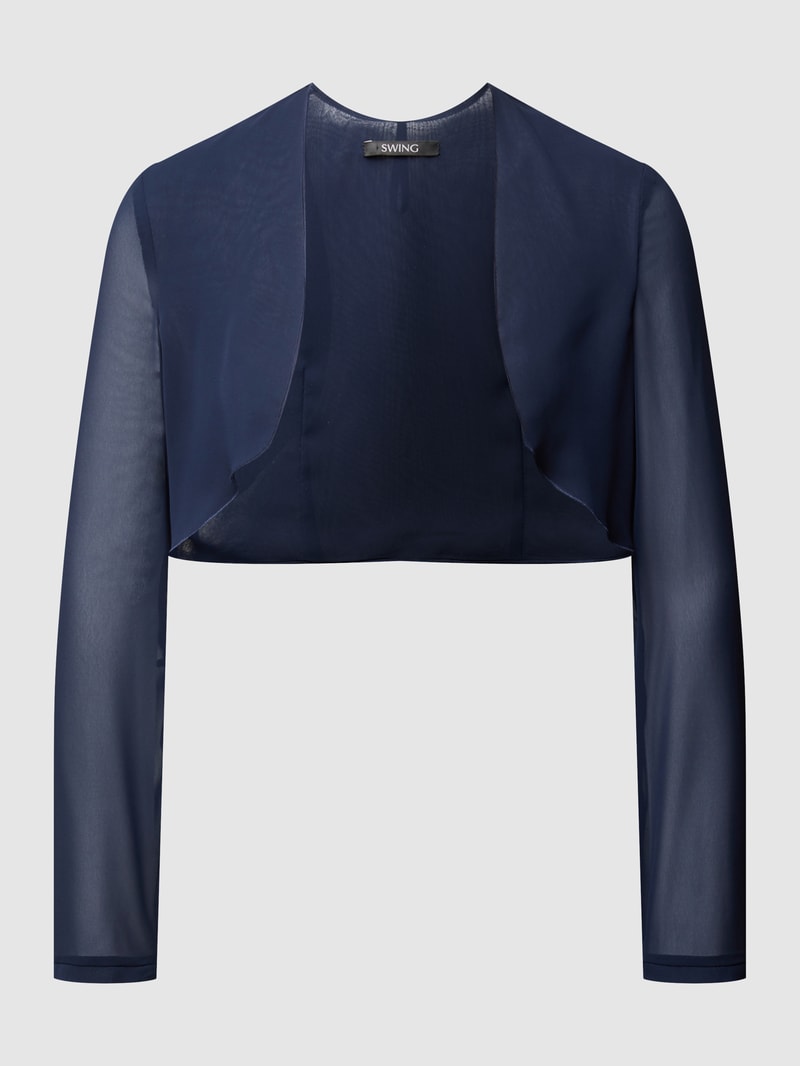 Bolero aus Chiffon in dunkelblau