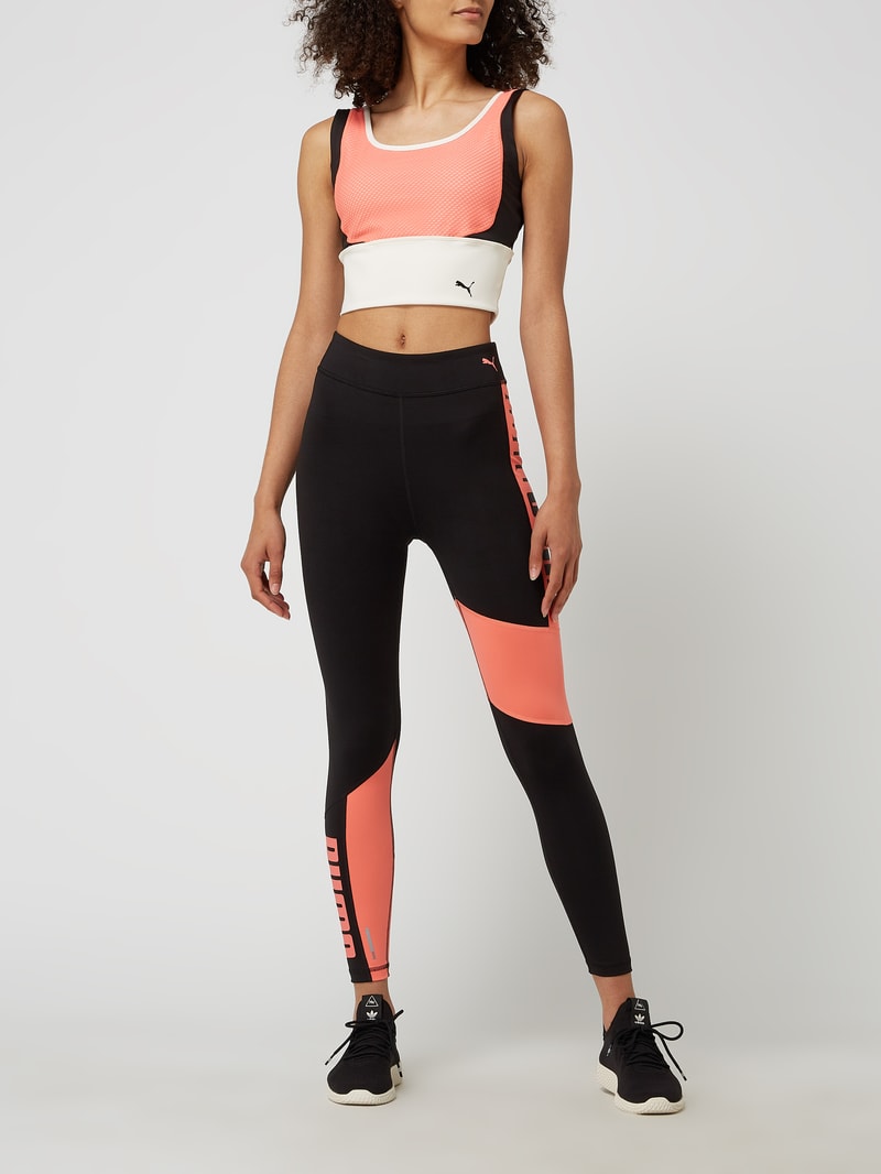 Tight Fit Bustier mit Stretch-Anteil - dryCELL in koralle