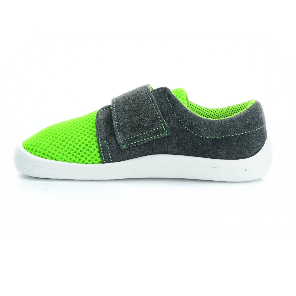 Beda Lime Barfußsneakers (BF 0001/SK/1W Mesh mit Leder)