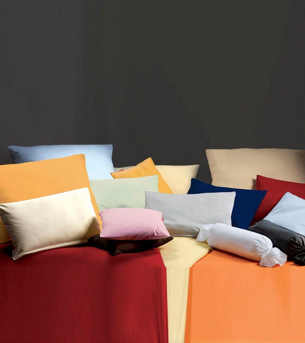 Kissenbezug Colours Interlock Jersey, fleuresse (2 Stück), in bügelfreier Interlock Qualität