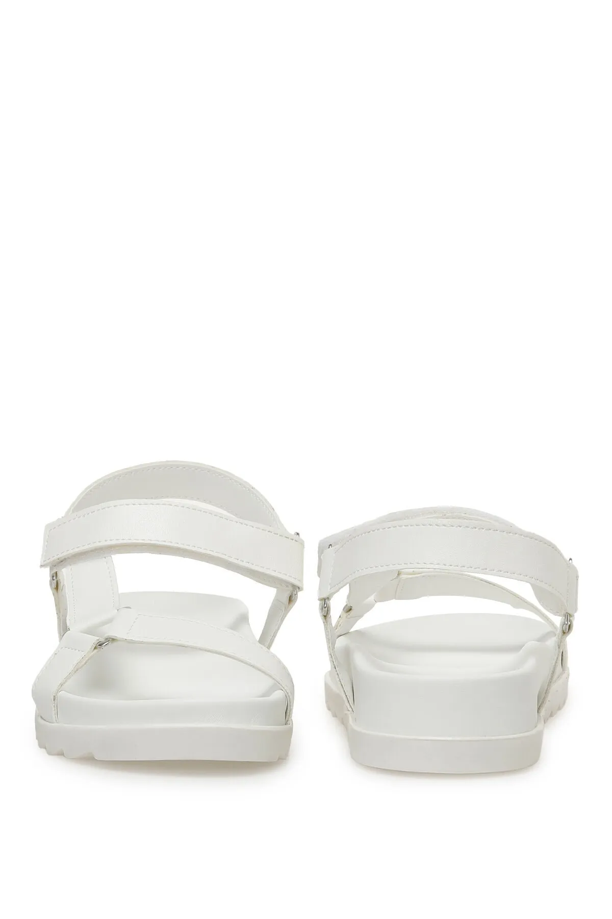 Nine West  RESTE 3FX Weiße Damen-Sandalen mit dicker Sohle