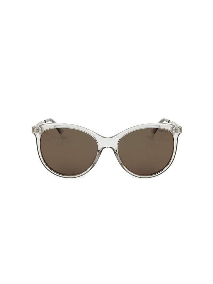 Polaroid Damen-Sonnenbrille in Transparent/ Khaki günstig kaufen 57