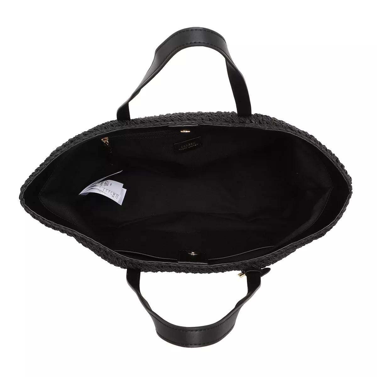 RALPH LAUREN Handtaschen schwarz Korbtasche