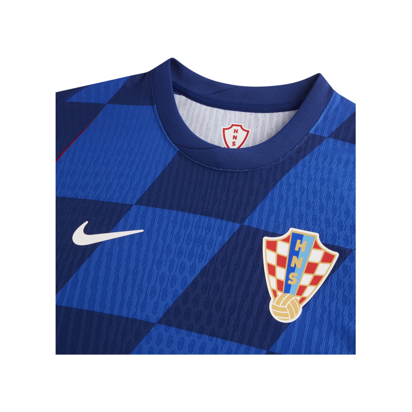 Nike Kroatien Authentic Trikot Away EM 2024 Blau Weiss F405