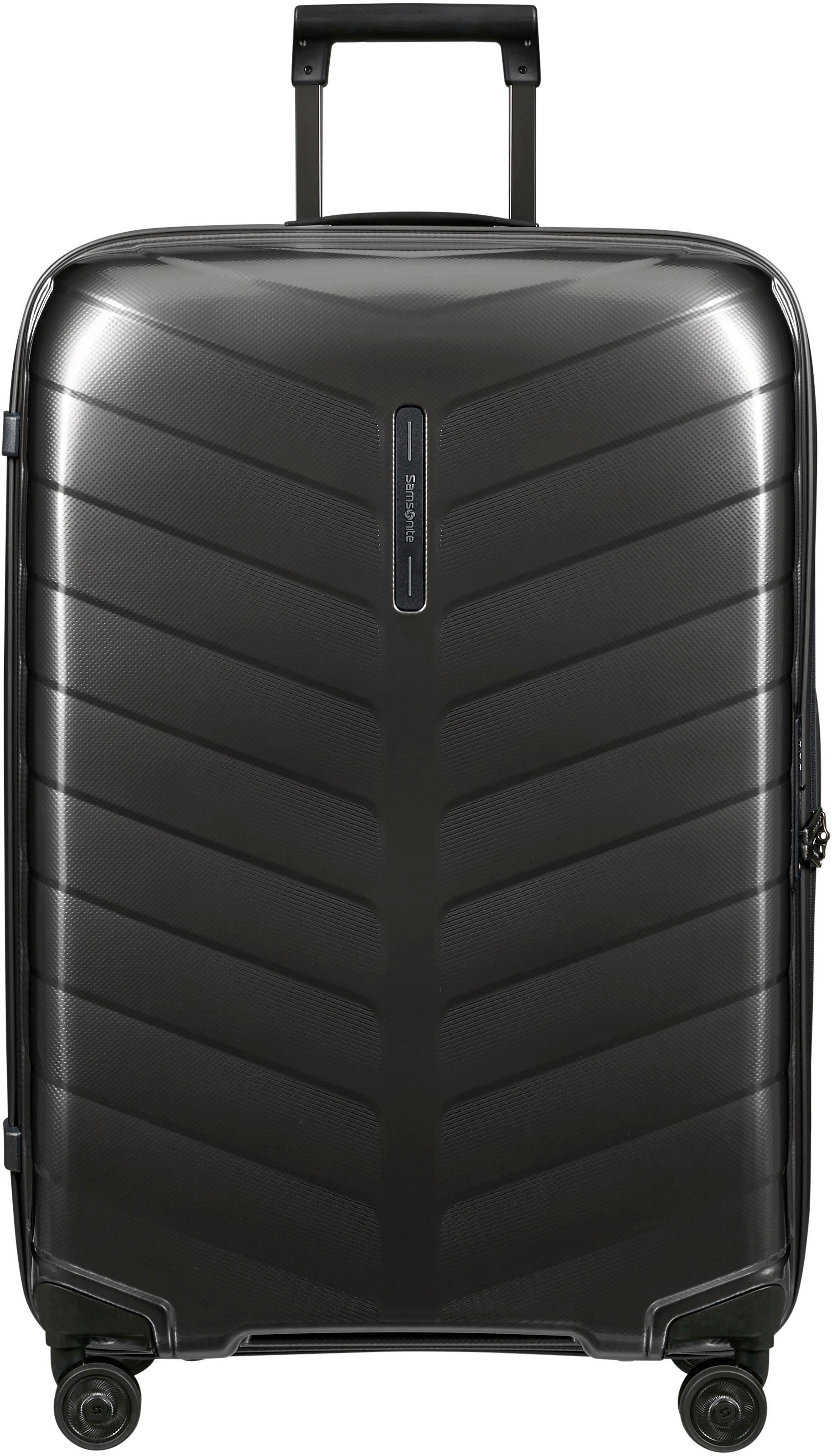 Samsonite Hartschalen-Trolley Attrix, anthracite, 75 cm, 4 Rollen, Made in Europe