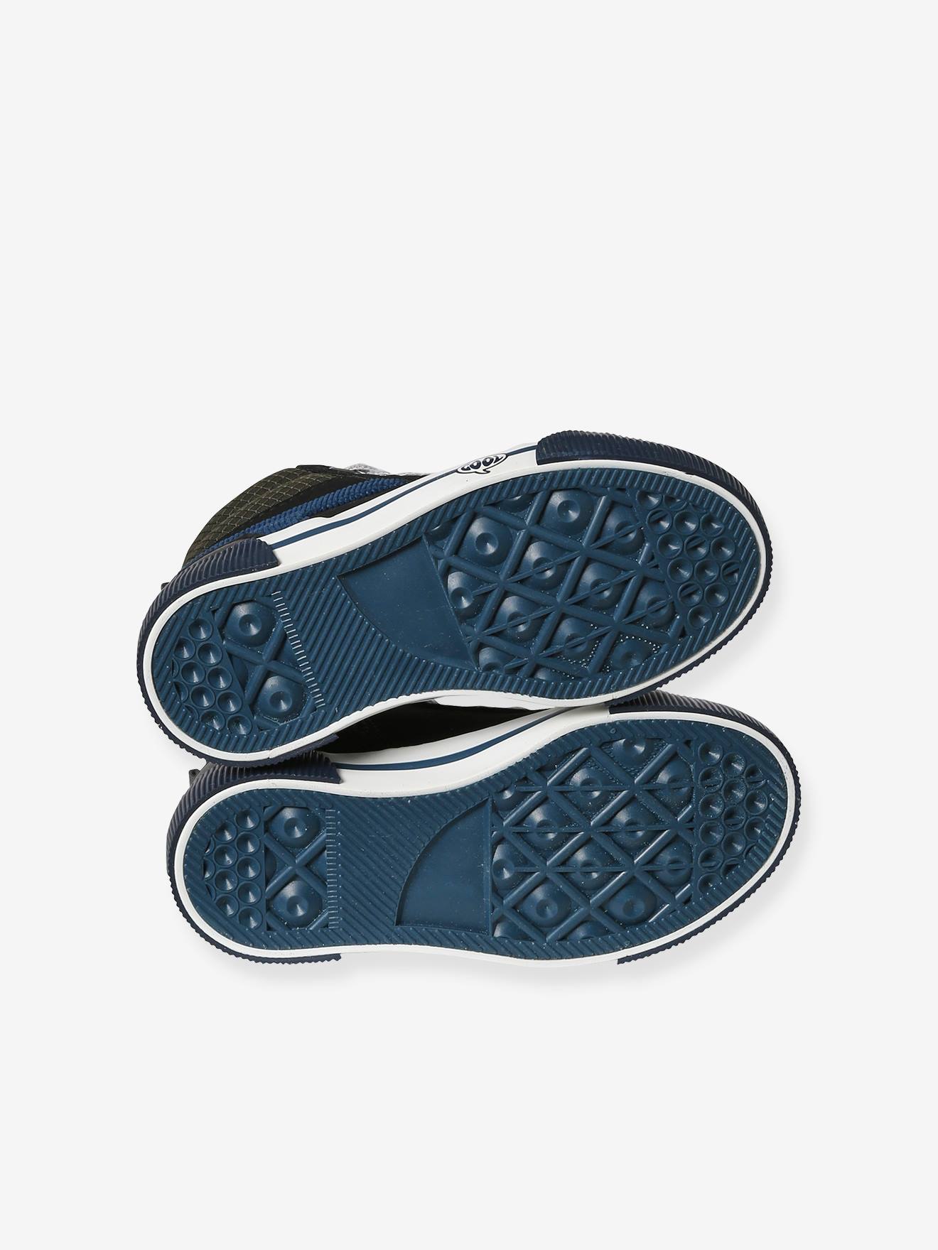 Baskets montantes enfant collection maternelle noir