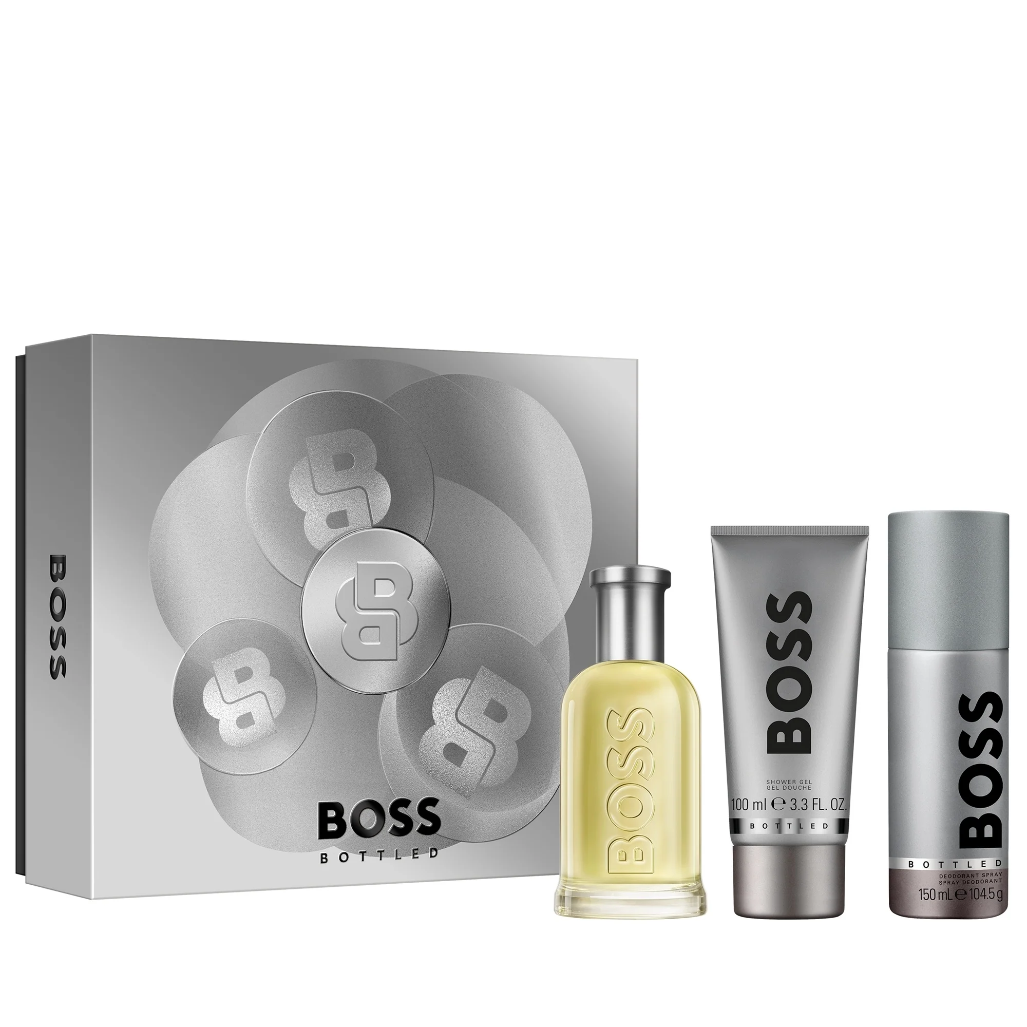 Boss Bottled poklon set BOSS Bottled toaletna voda, gel za tuširanje i dezodorans u spreju - Muški parfemski set, toaletna voda
