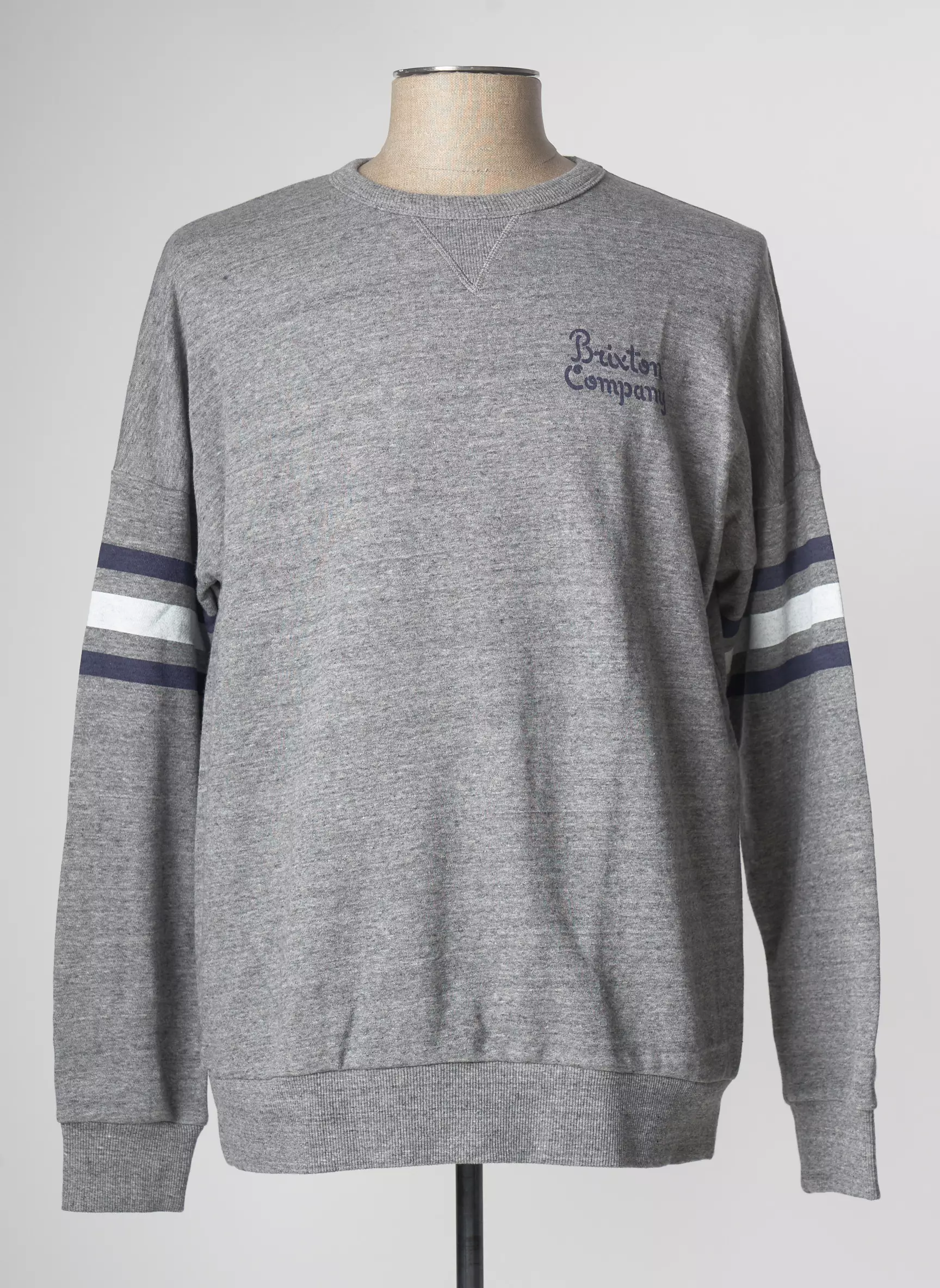 Brixton Sweats Homme couleur gris