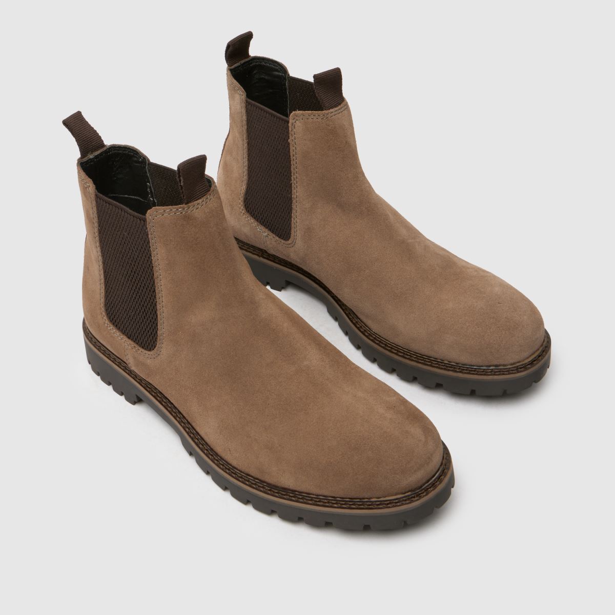 Schuh Dawson velúr chelsea csizma szürke színben