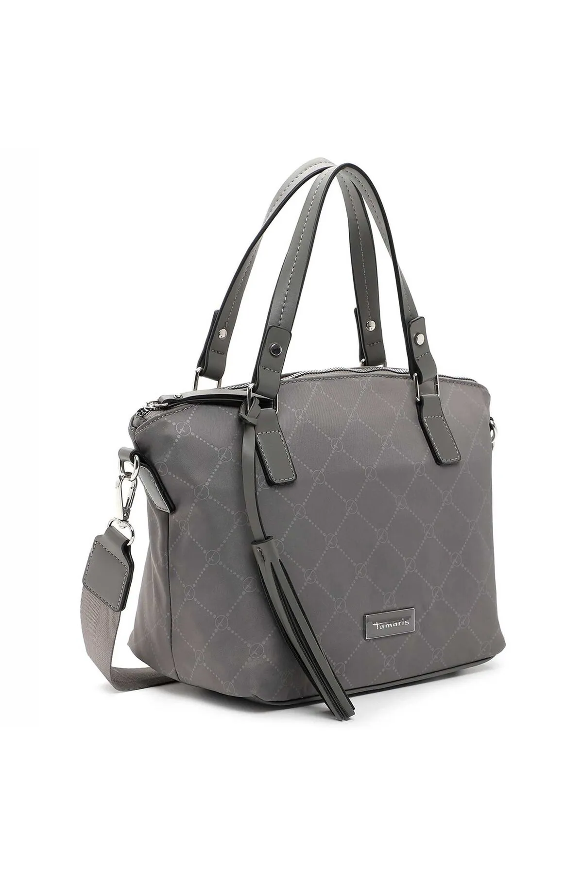 Tamaris  Handtasche - Grau - Unifarben