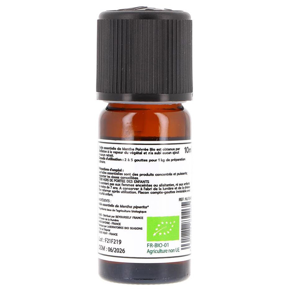 nijiko Huile Essentielle de Menthe Poivrée Bio Huile essentielle