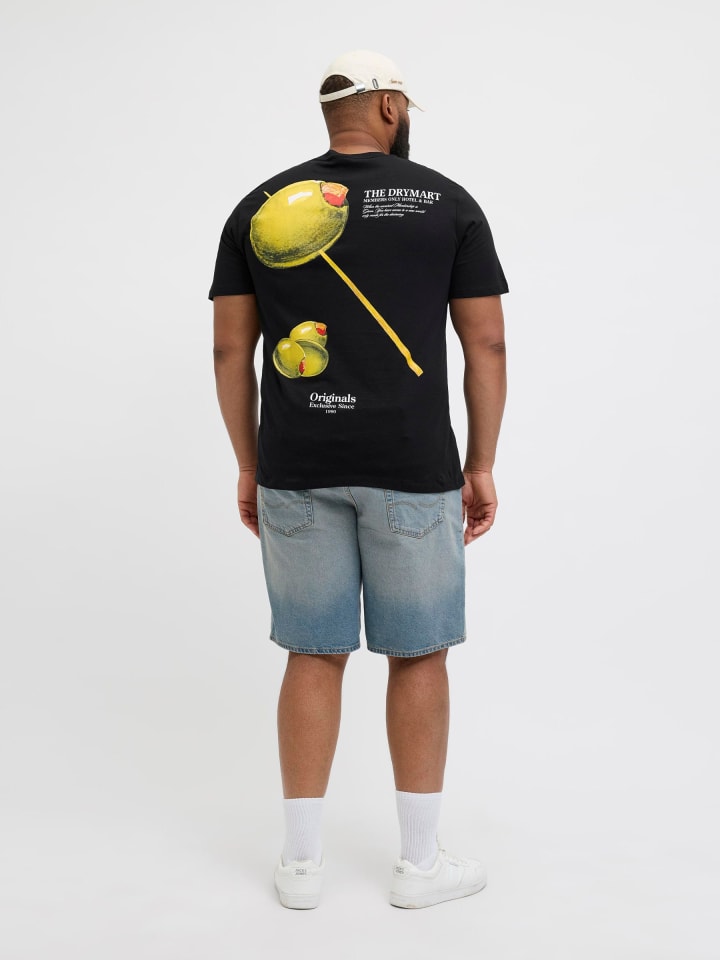 JACK & JONES PLUS T-shirt in Black günstig kaufen