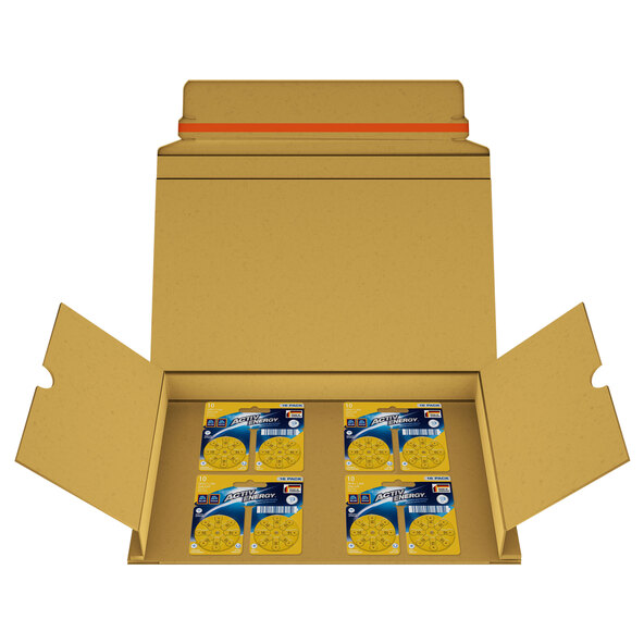 Hörgeräte-Batterien-Postalbox, 64 Stück, Gr. 10