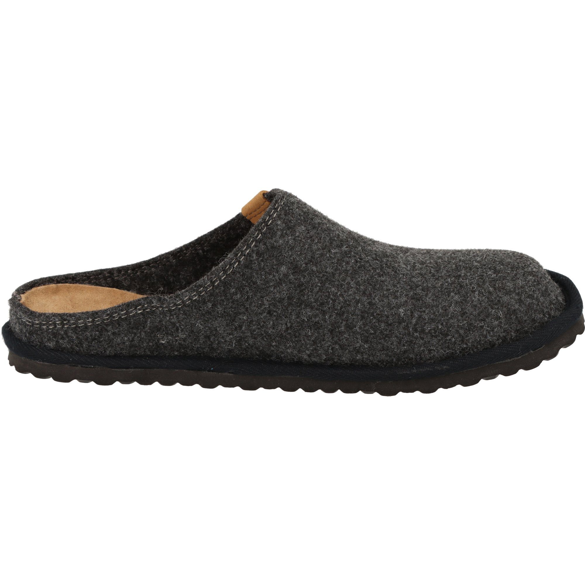 SUPERSOFT Herren Schuhe Clogs 511-152 weiche Filz Pantoffeln Hausschuh Leder-Innensohle