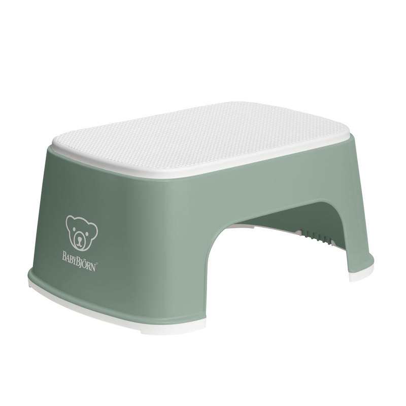 Marchepied vert profond et blanc BabyBjörn