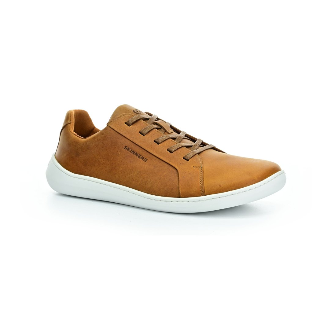 Skinners Moonwalker Leather Brown Barfußsneakers