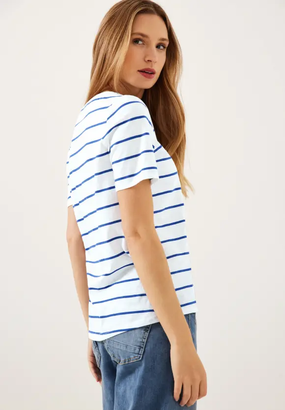 CECIL T-Shirt mit Streifenmuster