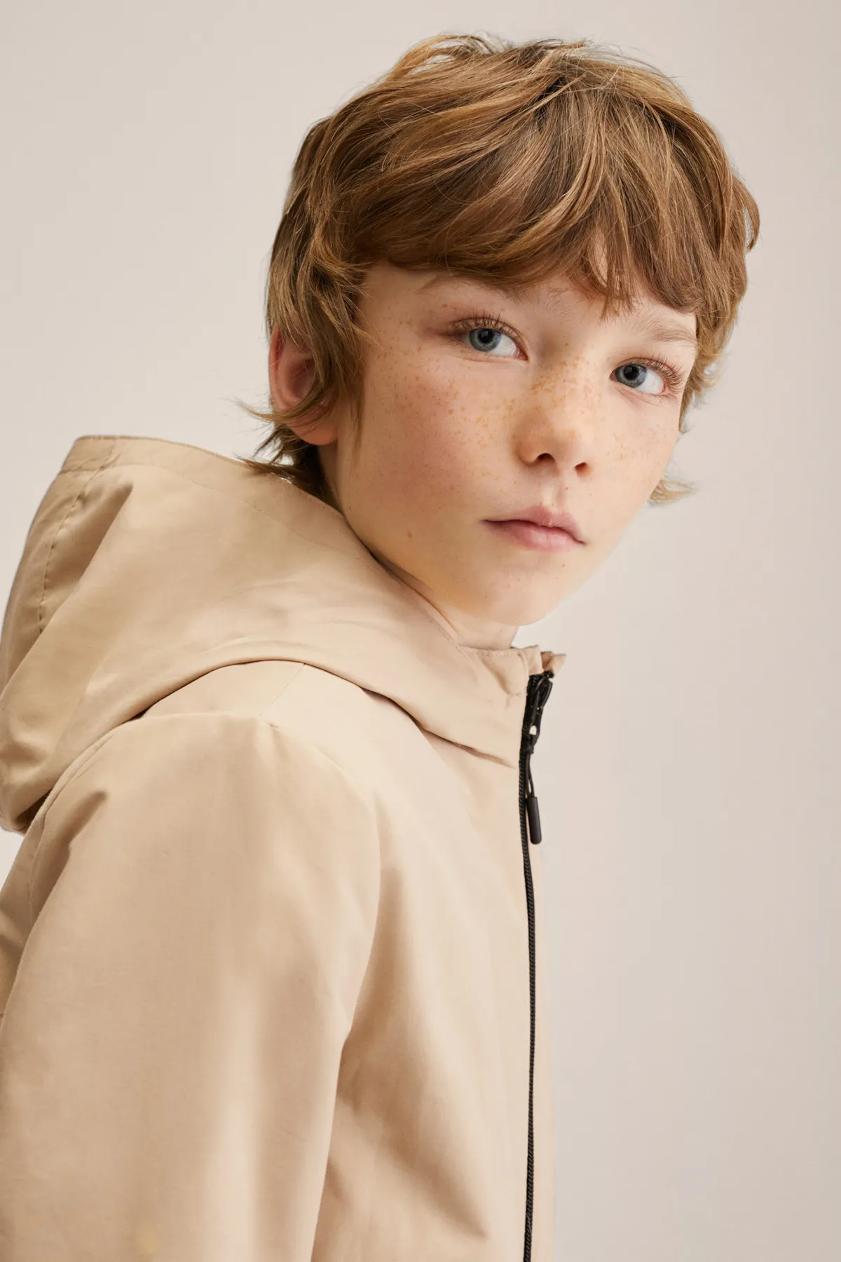 MANGO Kids  27013255 Mäntel und Parkas Beige