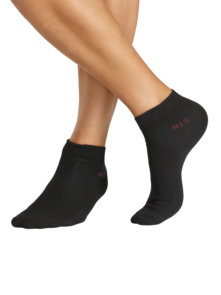 H.I.S Kurzsocken in 10x schwarz günstig kaufen
