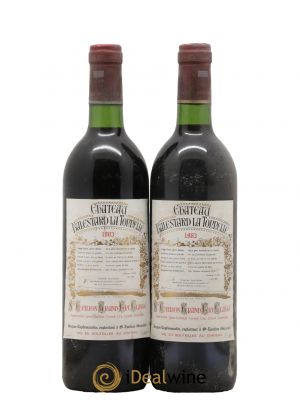 Château Balestard la Tonnelle Grand Cru Classé  1983 - Lot de 2 Bouteilles