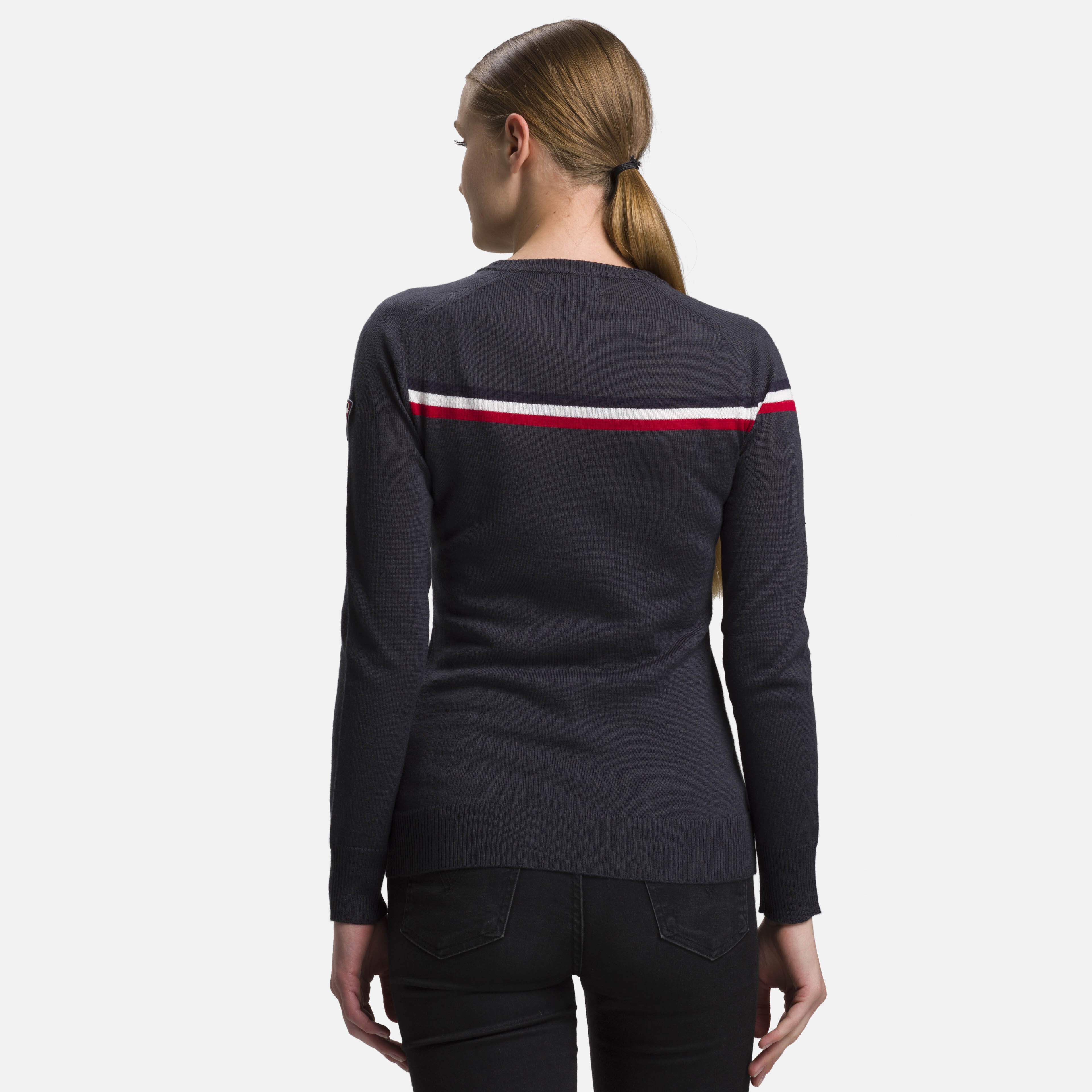 Pull Diago col V Femme