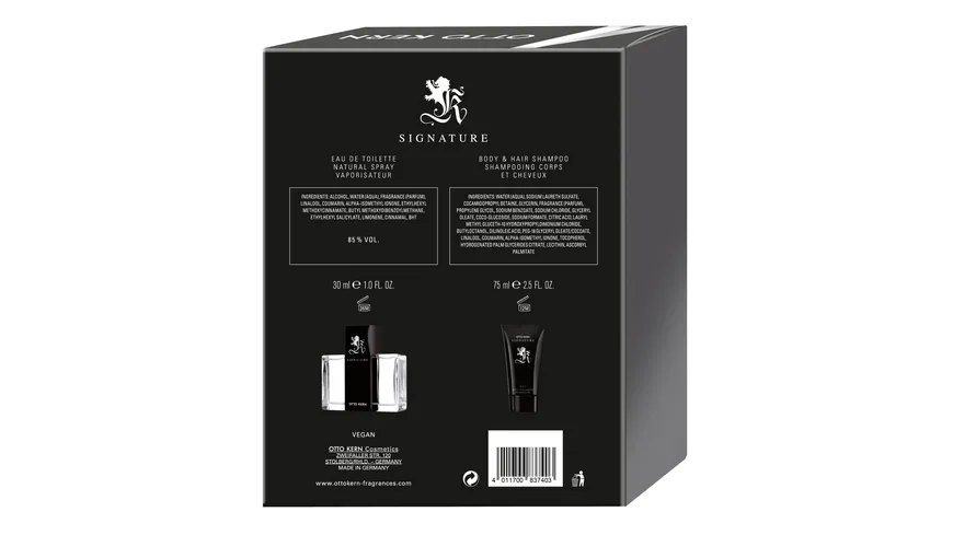 OTTO KERN Signature Men Eau de Toilette + Duschgel Geschenkpackung