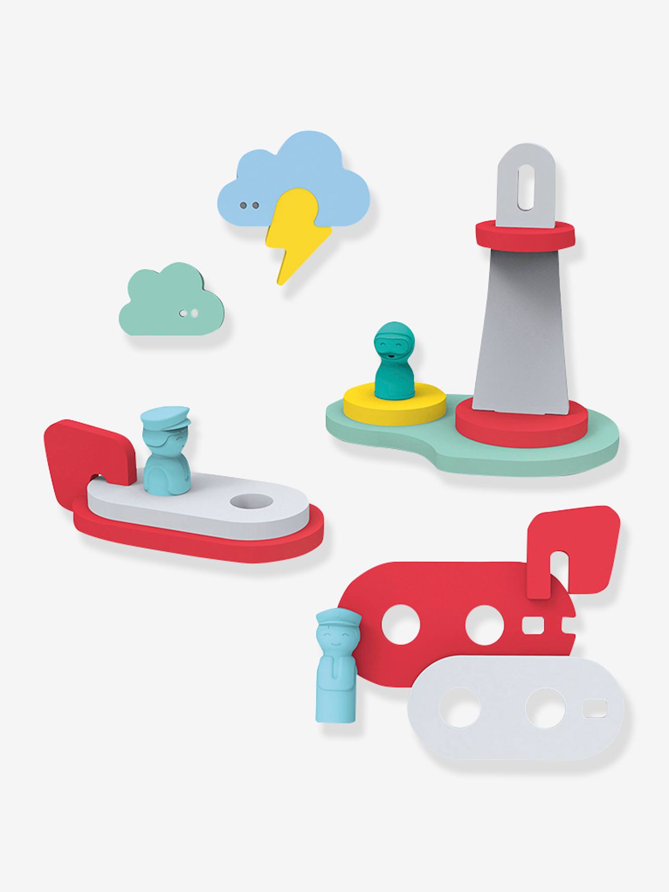 Quut Baby Badewannenpuzzle FRIENDS QUUT - mehrfarbig