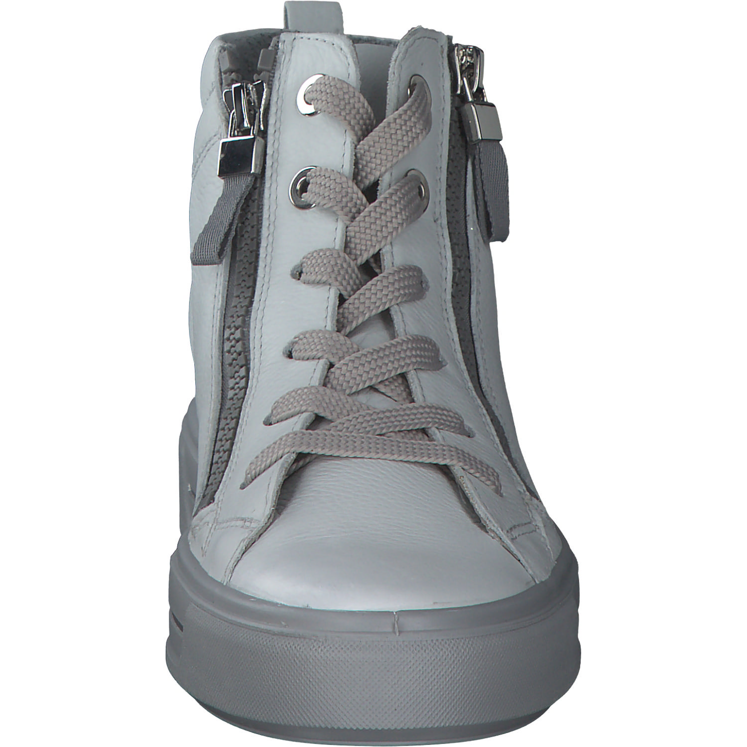 Ara Courtyard 2.0 27404, Sneakers High, Damen, Nebbia/Grau/Silber