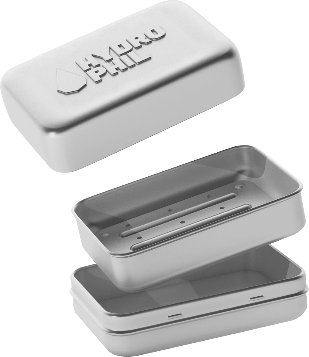 Seifendose aus Aluminium, 1 St